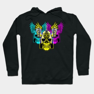 Tri-Portrait Skull - DS9 Hoodie